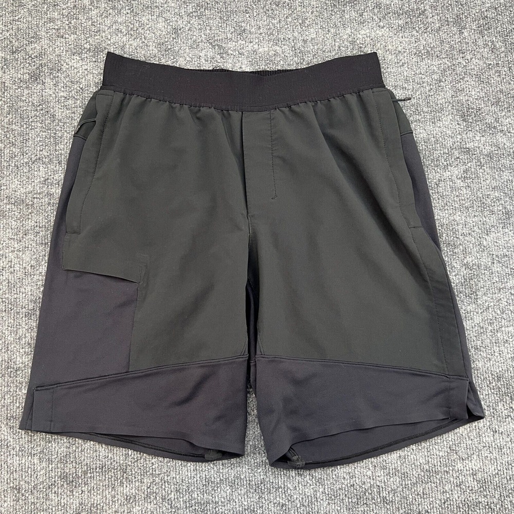 Lululemon Mens Medium Cross Challenger Short *9" Black Unlined